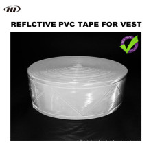 Cinta reflexiva del PVC de Prismtic, blanco Color de cinta reflectante para ropa